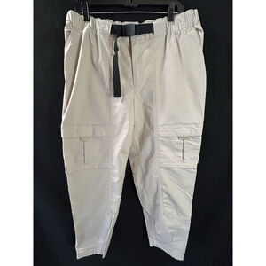 Columbia Pants Womens 16 Khaki Wallowa Belted Straight Leg Cotton Outdoors EUC